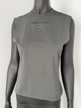 291. Yeezy GAP Women's Sleeveless Muscle Tee in Charcoal